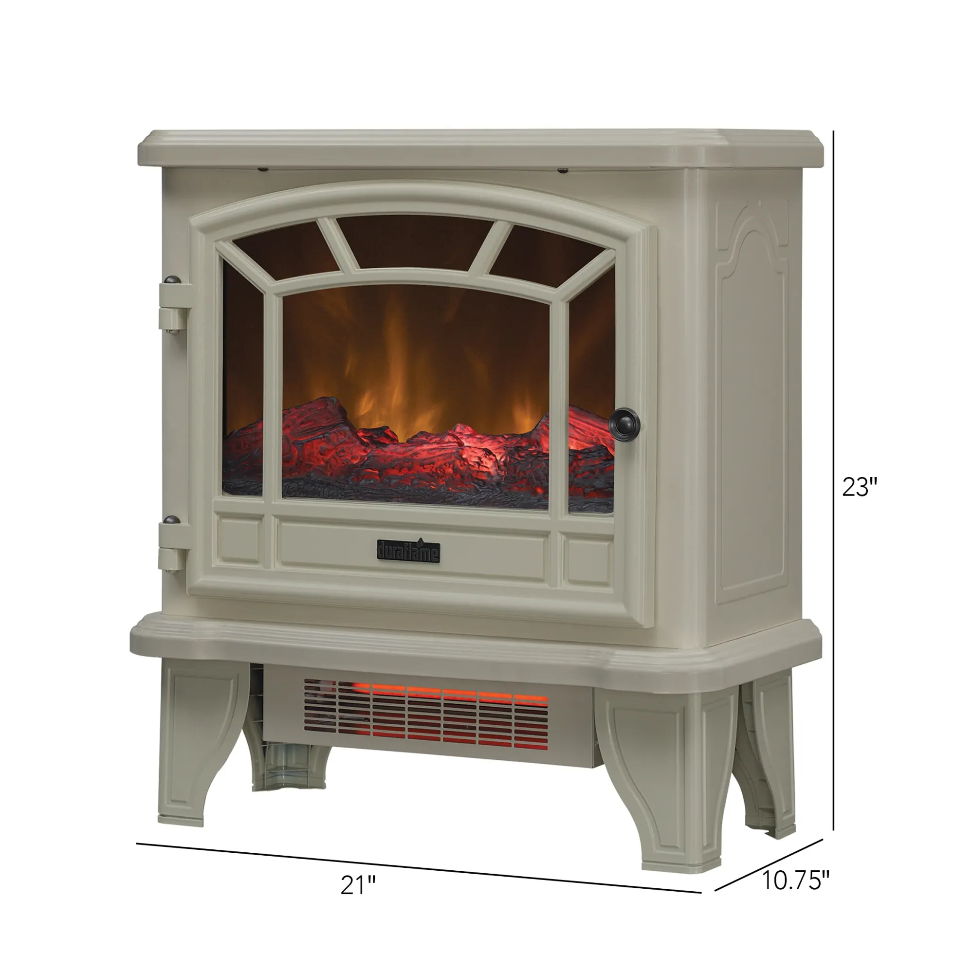 duraflame® 23' Electric Fireplace Stove Heater for up to 1,000sq ft