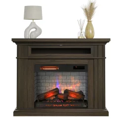 duraflame® 3D Flame Effect Electric Fireplace Wall Mantel