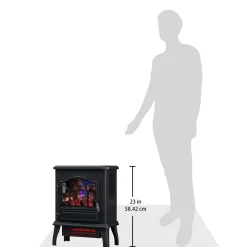 duraflame® 3D Flame Effect Electric Infrared Portable Fireplace Stove Heater