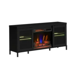 duraflame® Electric Fireplace TV Stand with Modern LED Lights and Storage