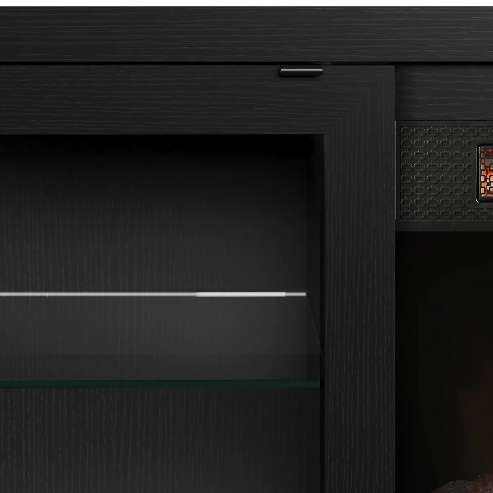duraflame® Electric Fireplace TV Stand with Modern LED Lights and Storage