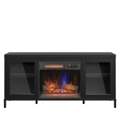 duraflame® Electric Fireplace TV Stand with Modern LED Lights and Storage