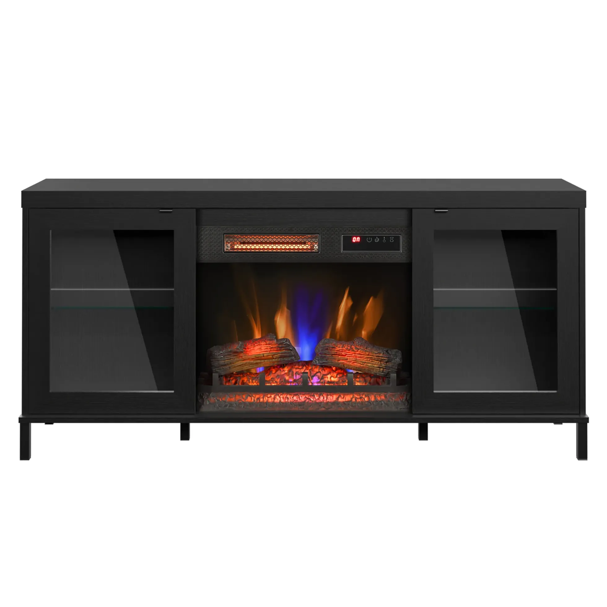 duraflame® Electric Fireplace TV Stand with Modern LED Lights and Storage