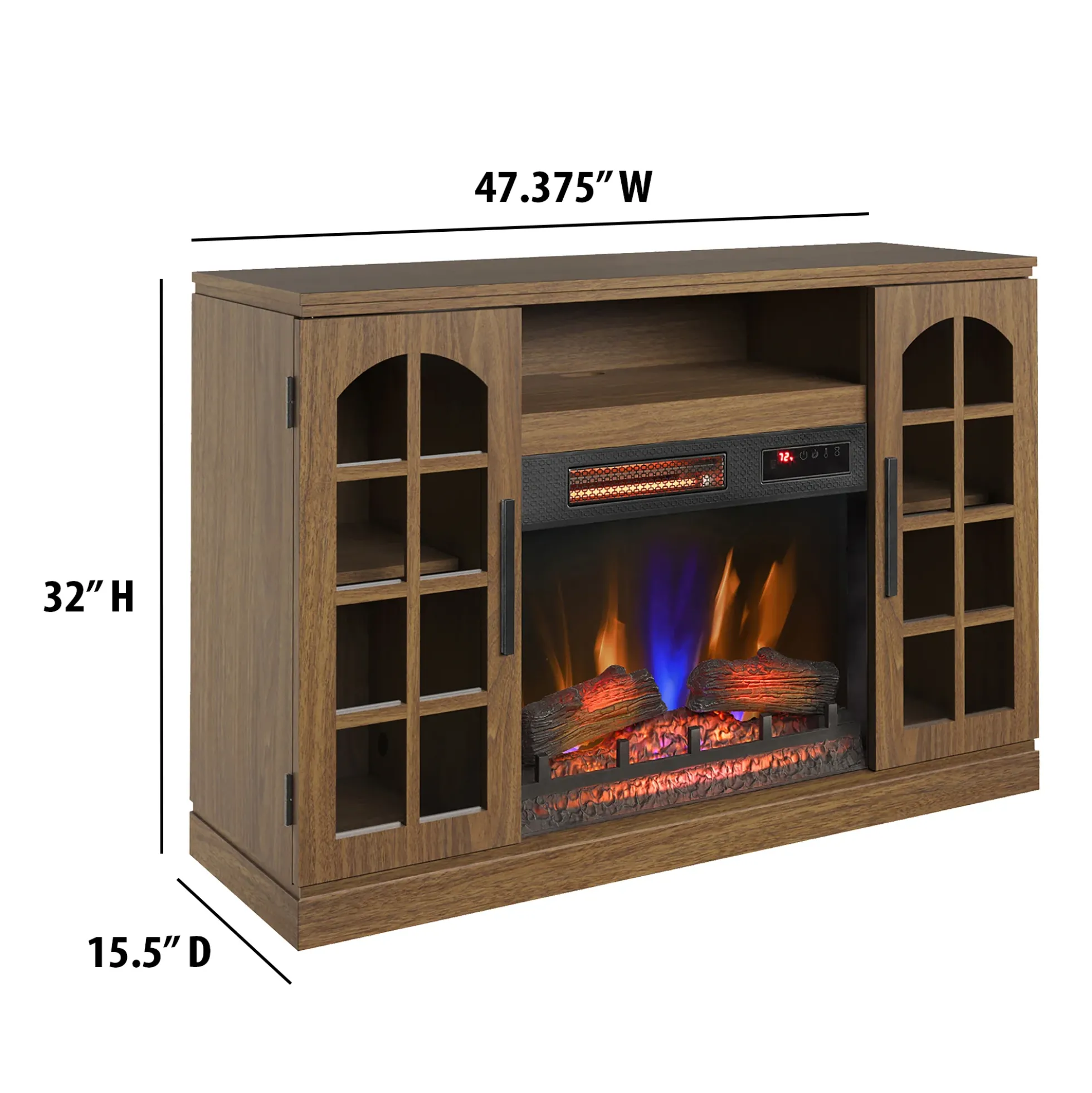 duraflame® Electric Fireplace Farmhouse 55" TV Stand