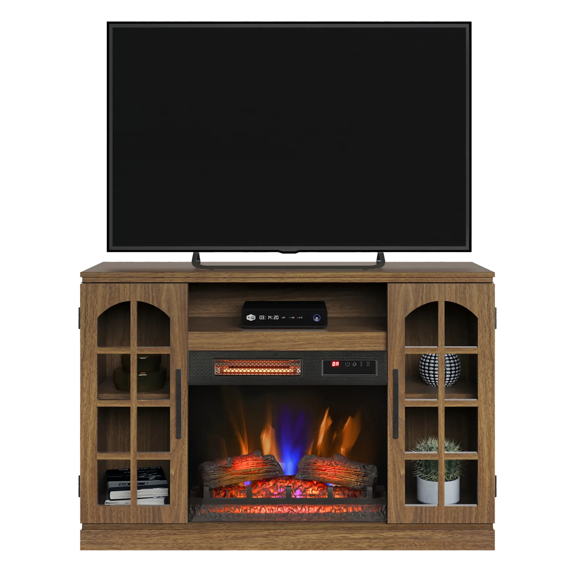 duraflame® Electric Fireplace Farmhouse 55" TV Stand