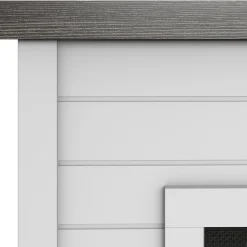 duraflame® Electric Fireplace Shiplap Wall Mantel