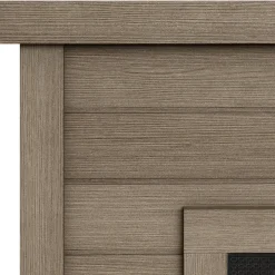 duraflame® Electric Fireplace Shiplap Wall Mantel