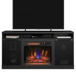 duraflame® Electric Fireplace TV Stand with Modern LED Accent Lighting & Remote