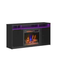 duraflame® Electric Fireplace TV Stand with Modern LED Accent Lighting & Remote