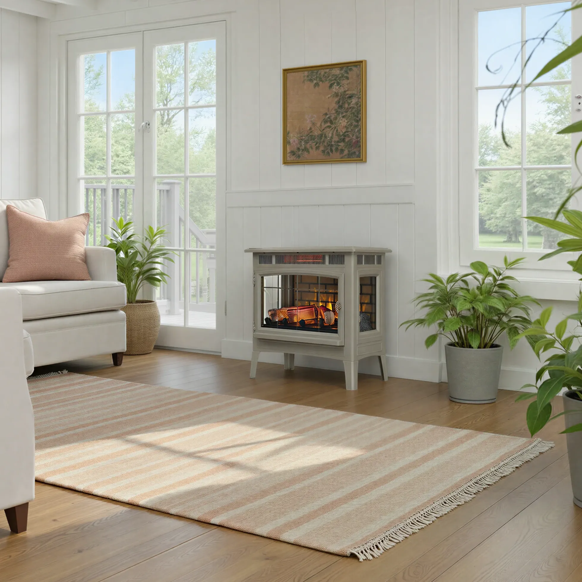 duraflame® Electric Infrared Fireplace Stove Heater with 3D Flame Effect