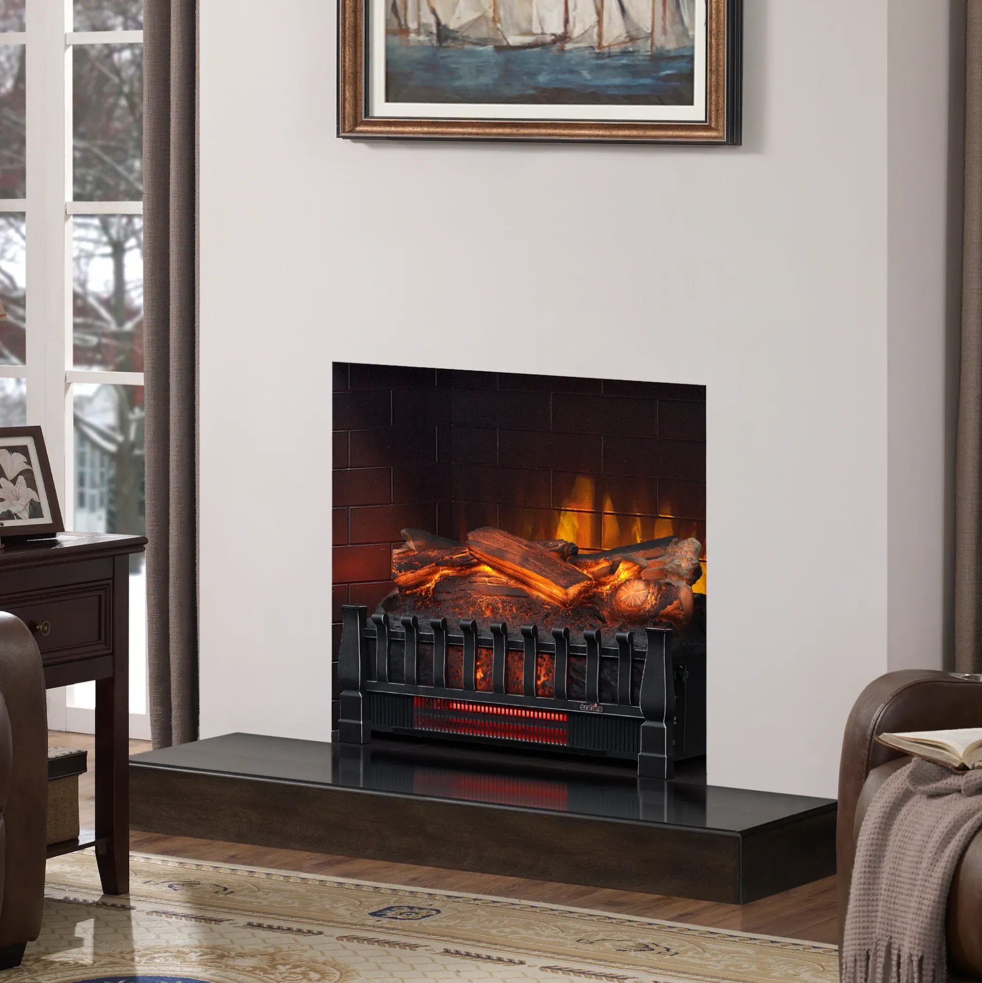duraflame® Electric Infrared Log Set with Remote Control