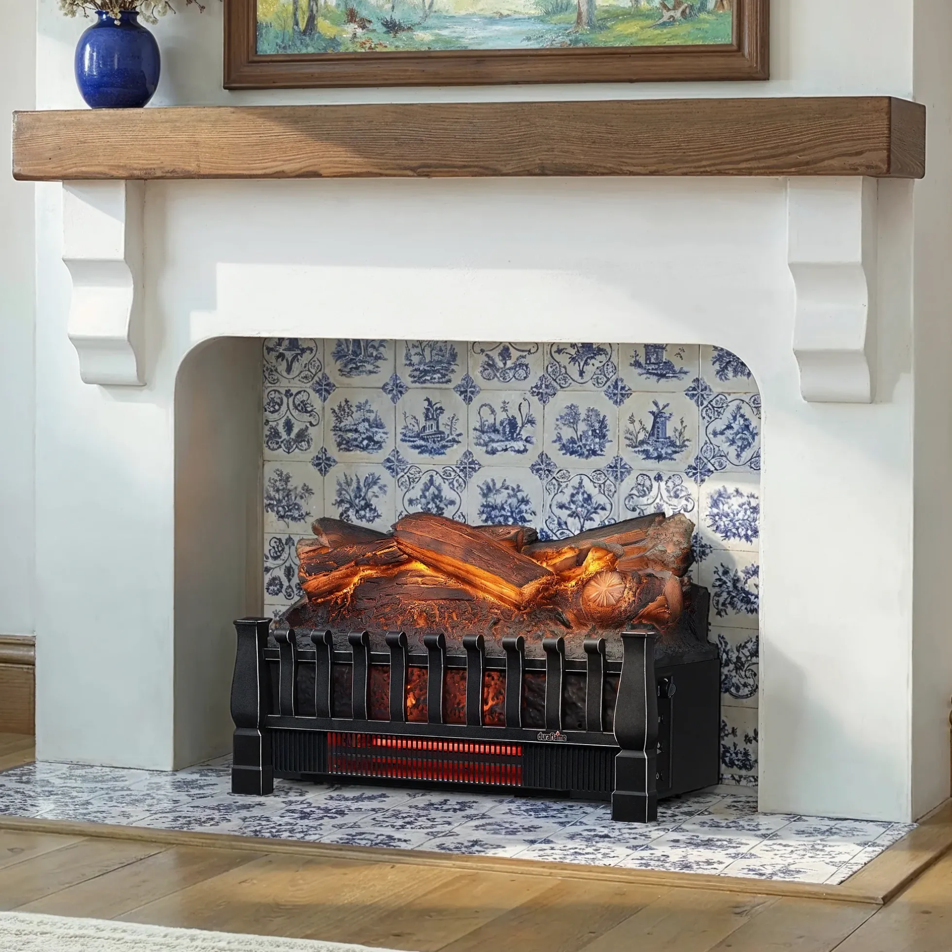 duraflame® Electric Infrared Log Set with Remote Control