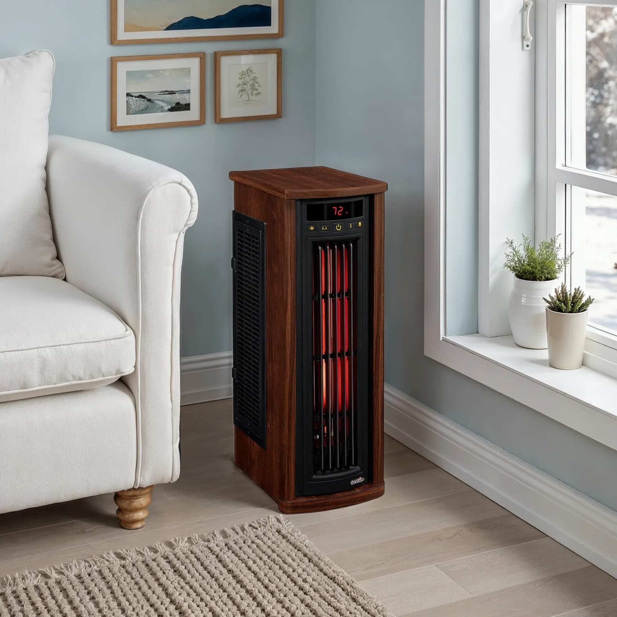 duraflame® Electric Infrared Oscillating Tower Space Heater