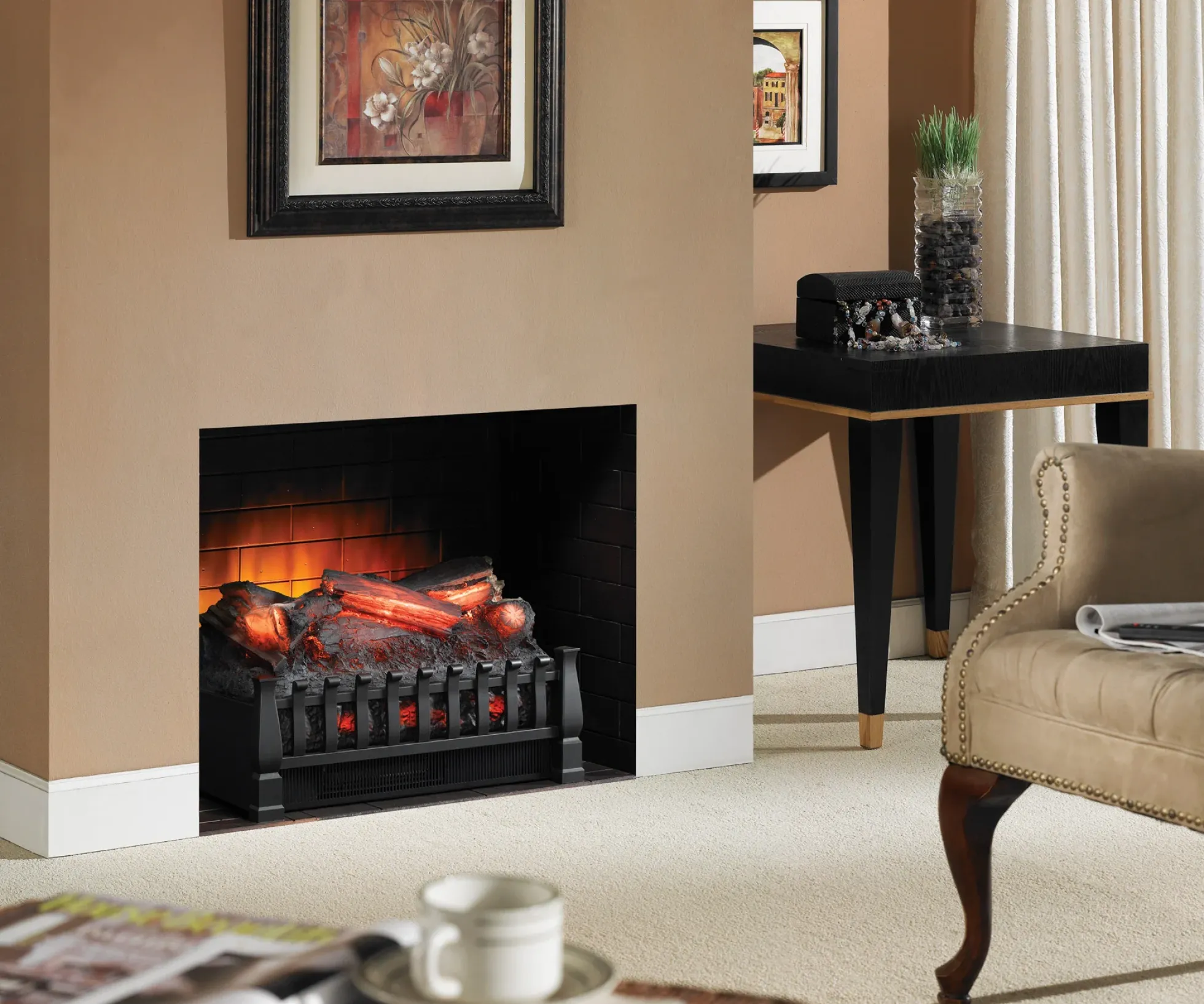 duraflame® Electric Log Set Heater with Remote Control