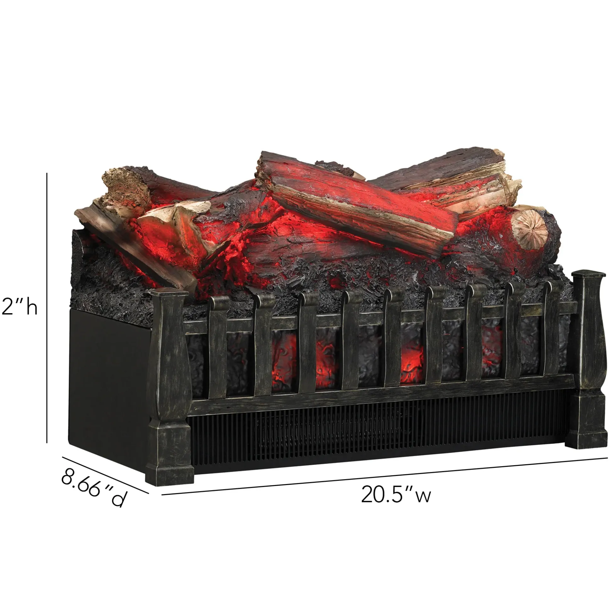 duraflame® Electric Log Set Heater with Remote Control