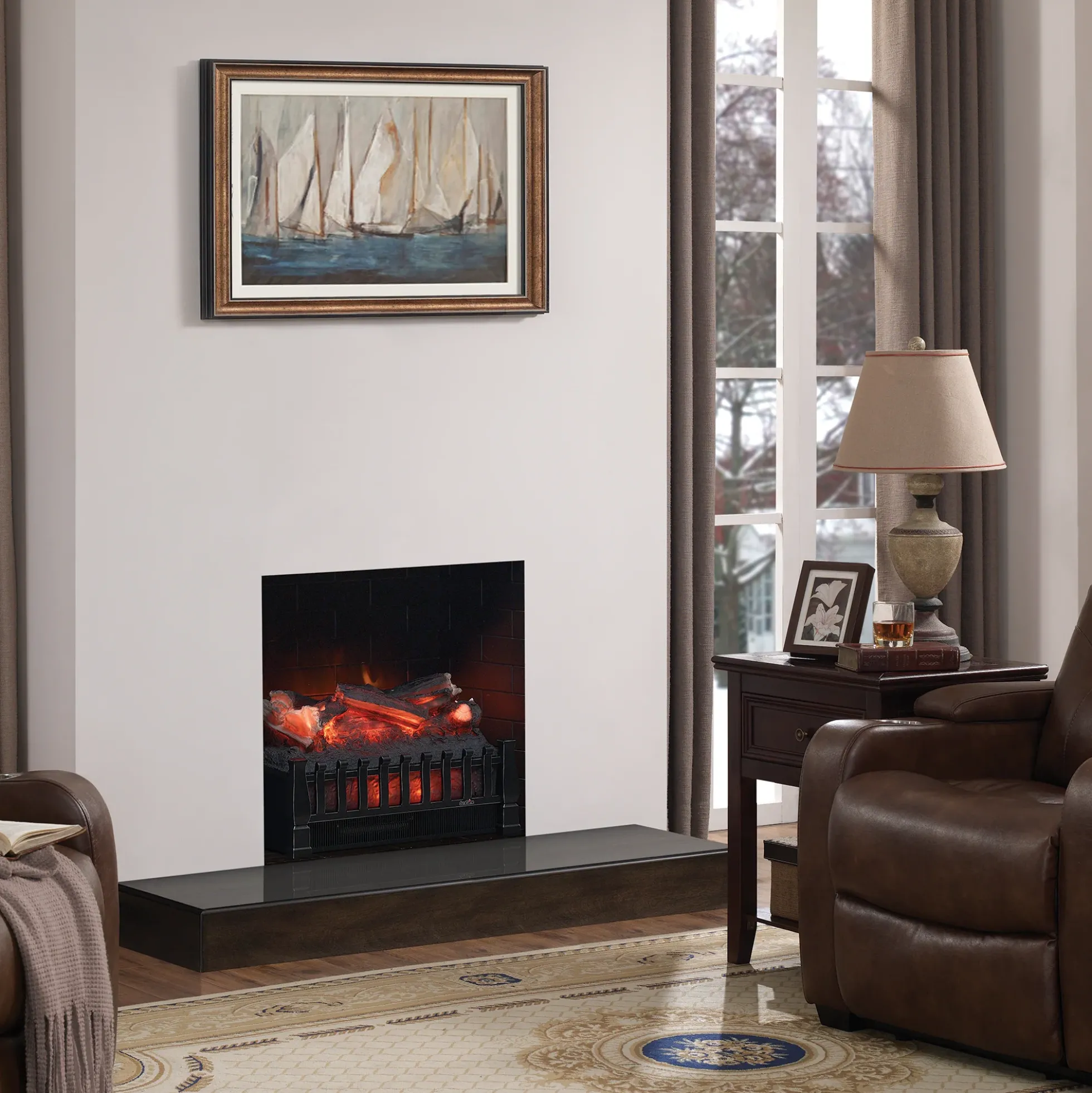 duraflame® Electric Log Set Heater with Remote Control