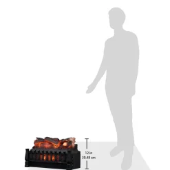duraflame® Electric Log Set Heater with Remote Control