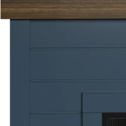 duraflame® Farmhouse Shiplap Electric Fireplace Wall Mantel