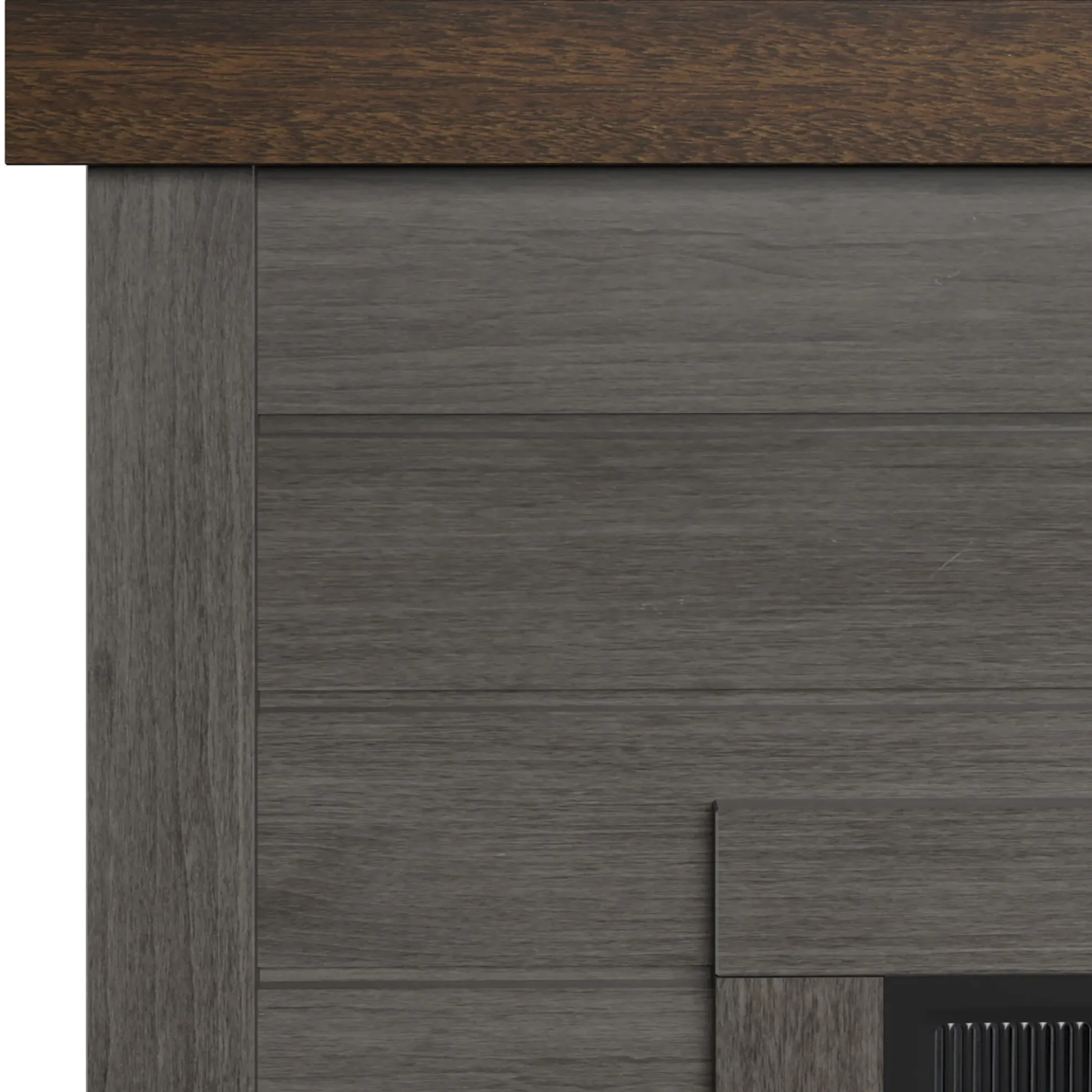duraflame® Farmhouse Shiplap Electric Fireplace Wall Mantel