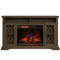 duraflame® Modern Farmhouse Electric Infrared Fireplace TV Stand Media Console with Remote