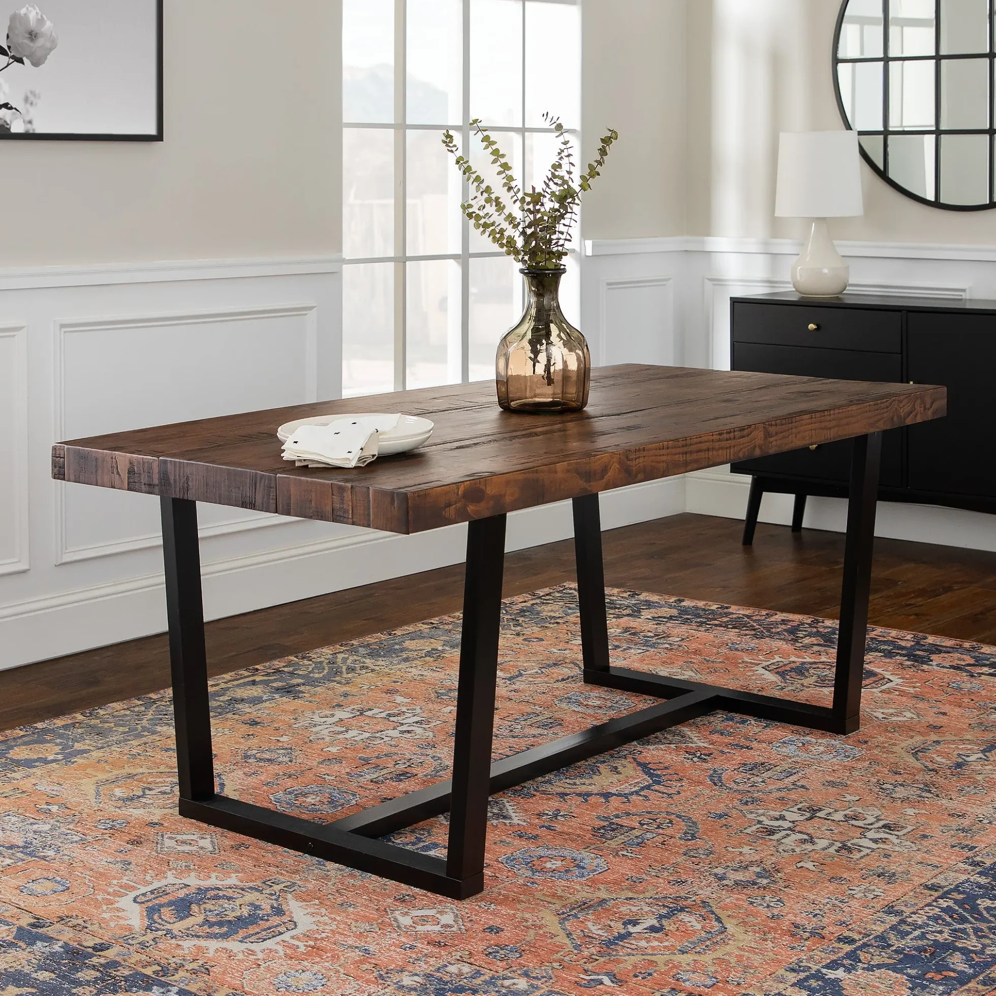 Durango Distressed Wood Dining Table