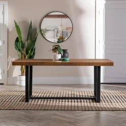 Durango Distressed Wood Dining Table