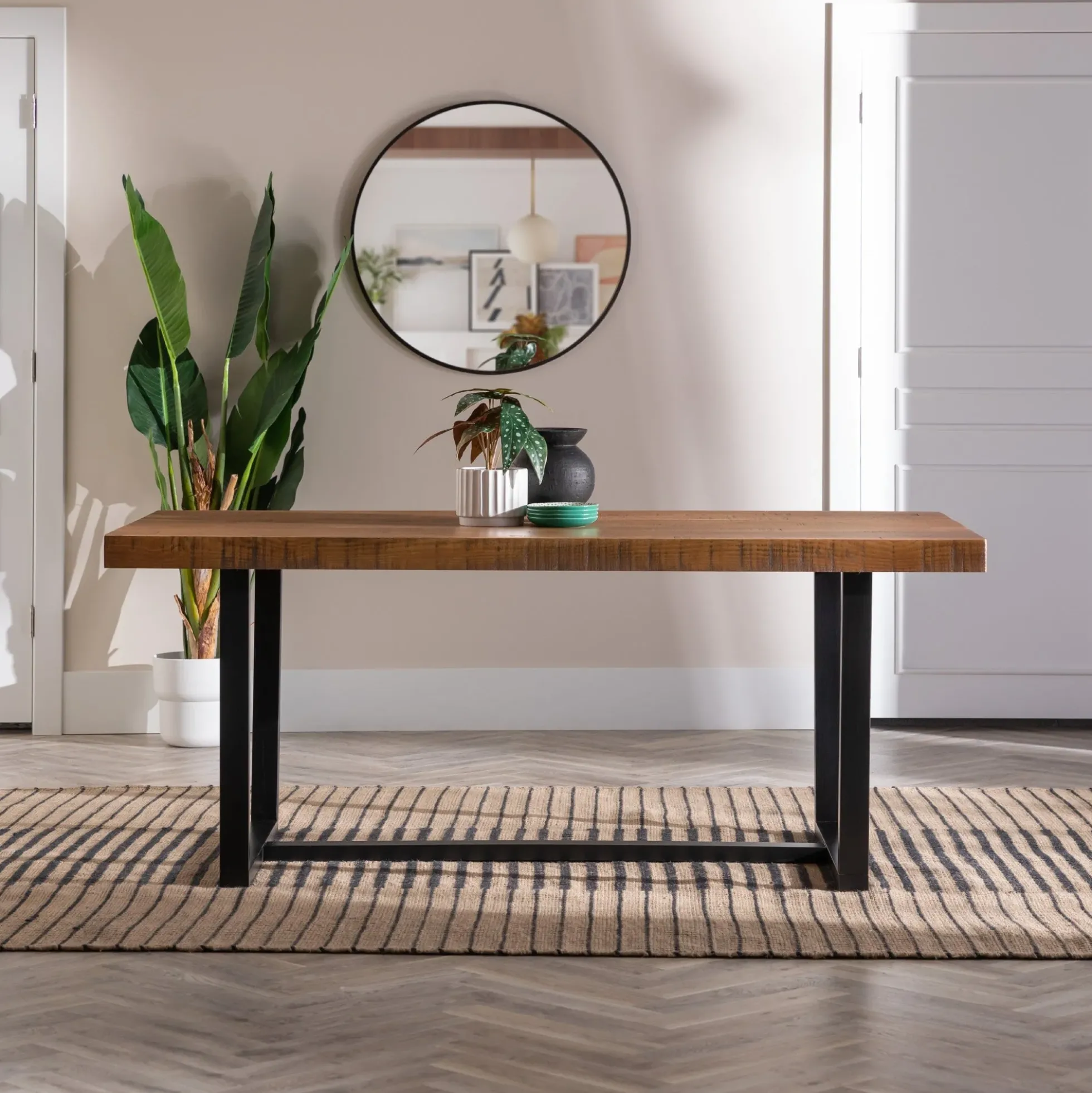 Durango Distressed Wood Dining Table