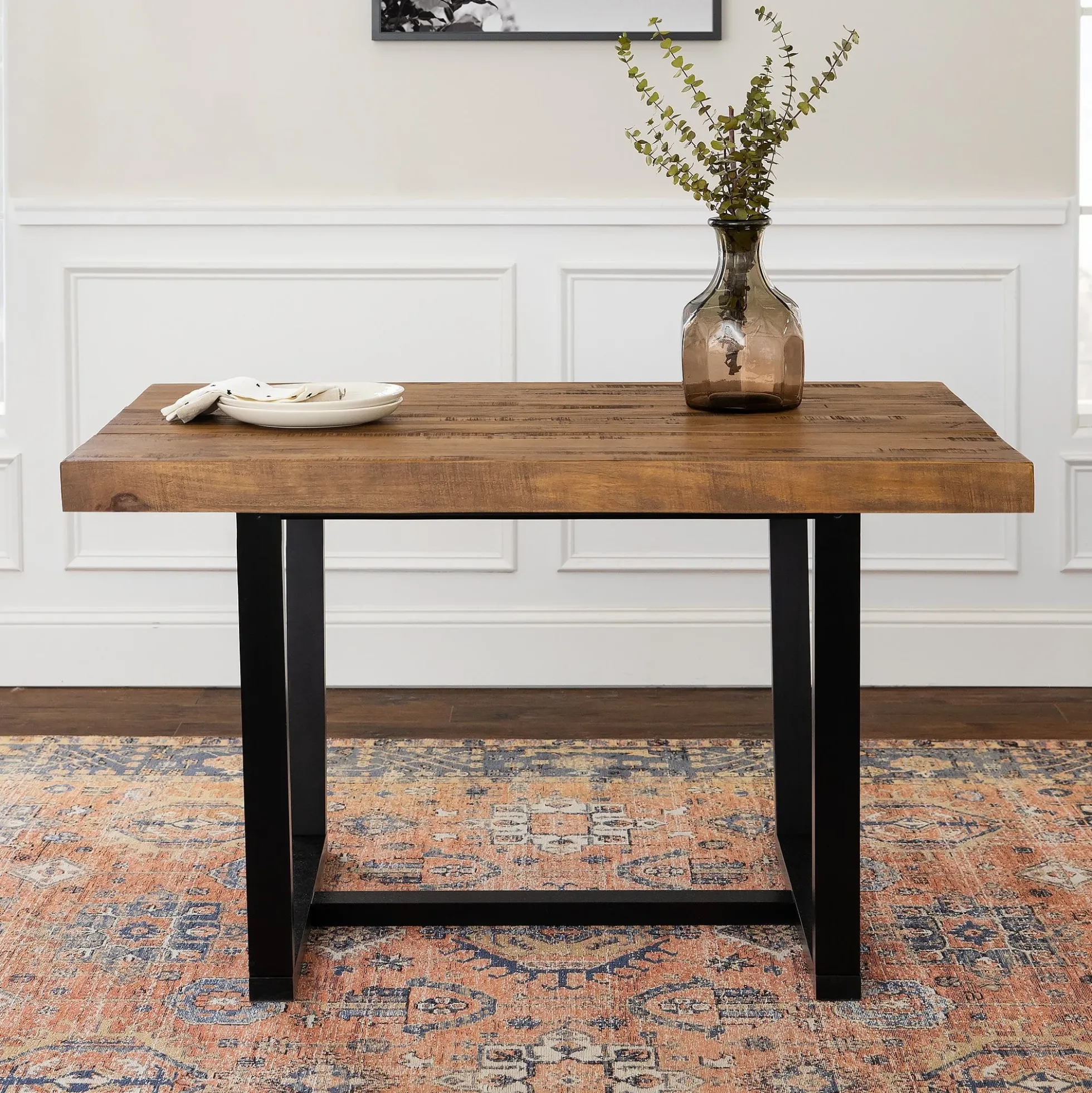 Durango Distressed Wood Dining Table