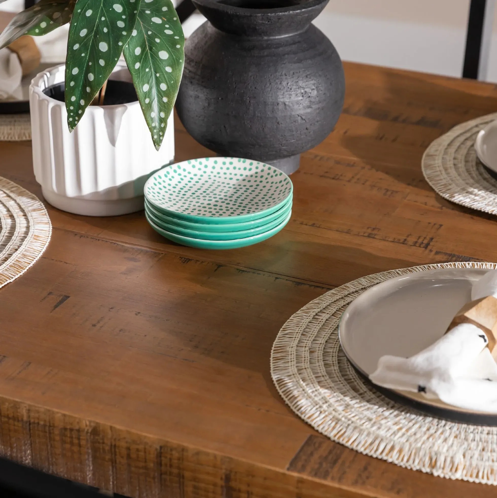 Durango Distressed Wood Dining Table