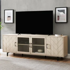 Ella Herringbone TV Stand