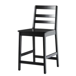 Erekson Solid Wood Ladder Back Bar Stool, Set of 2