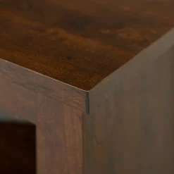 Essential 70" Rustic Wood TV Stand