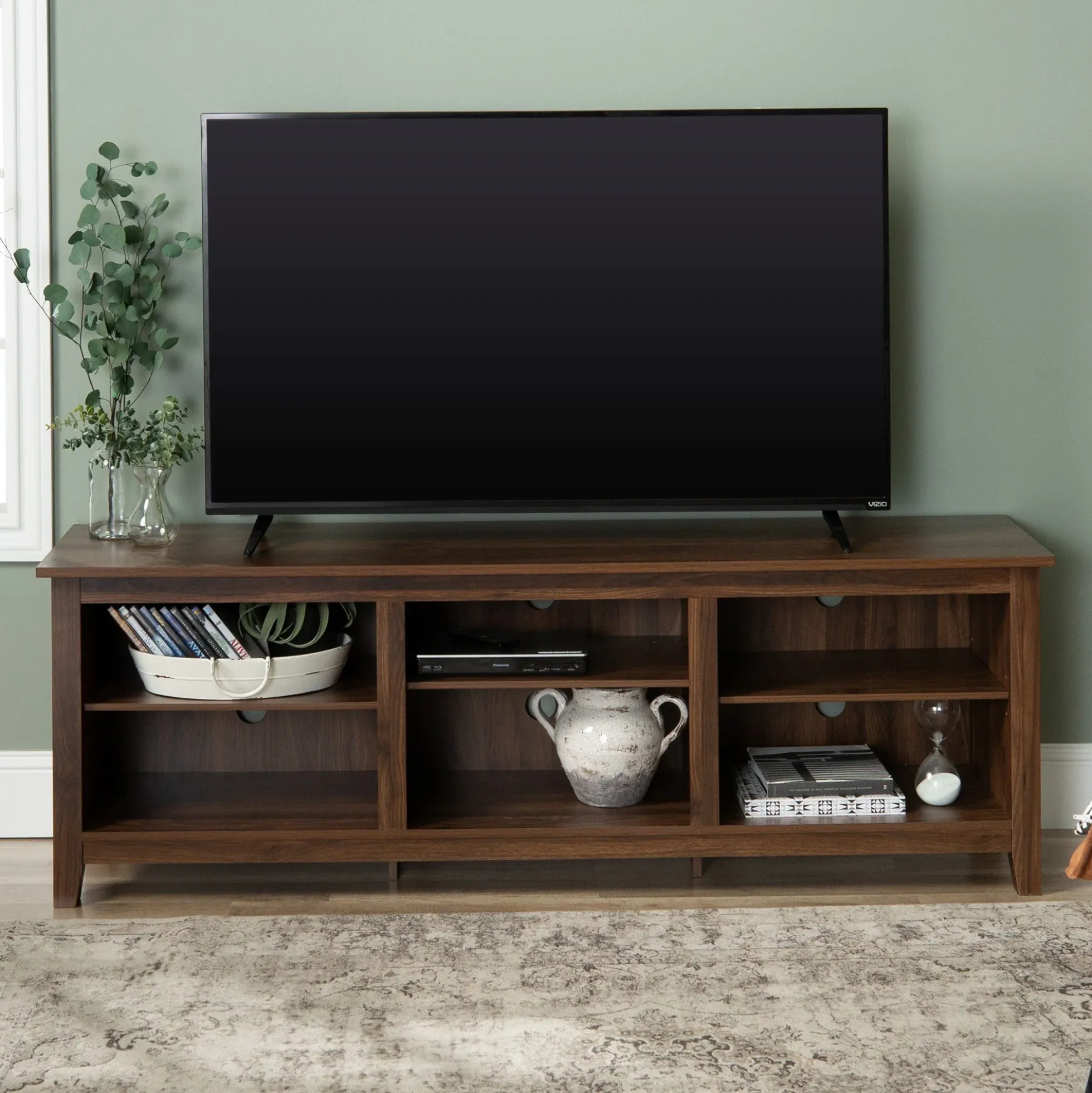 Essential 70" Rustic Wood TV Stand