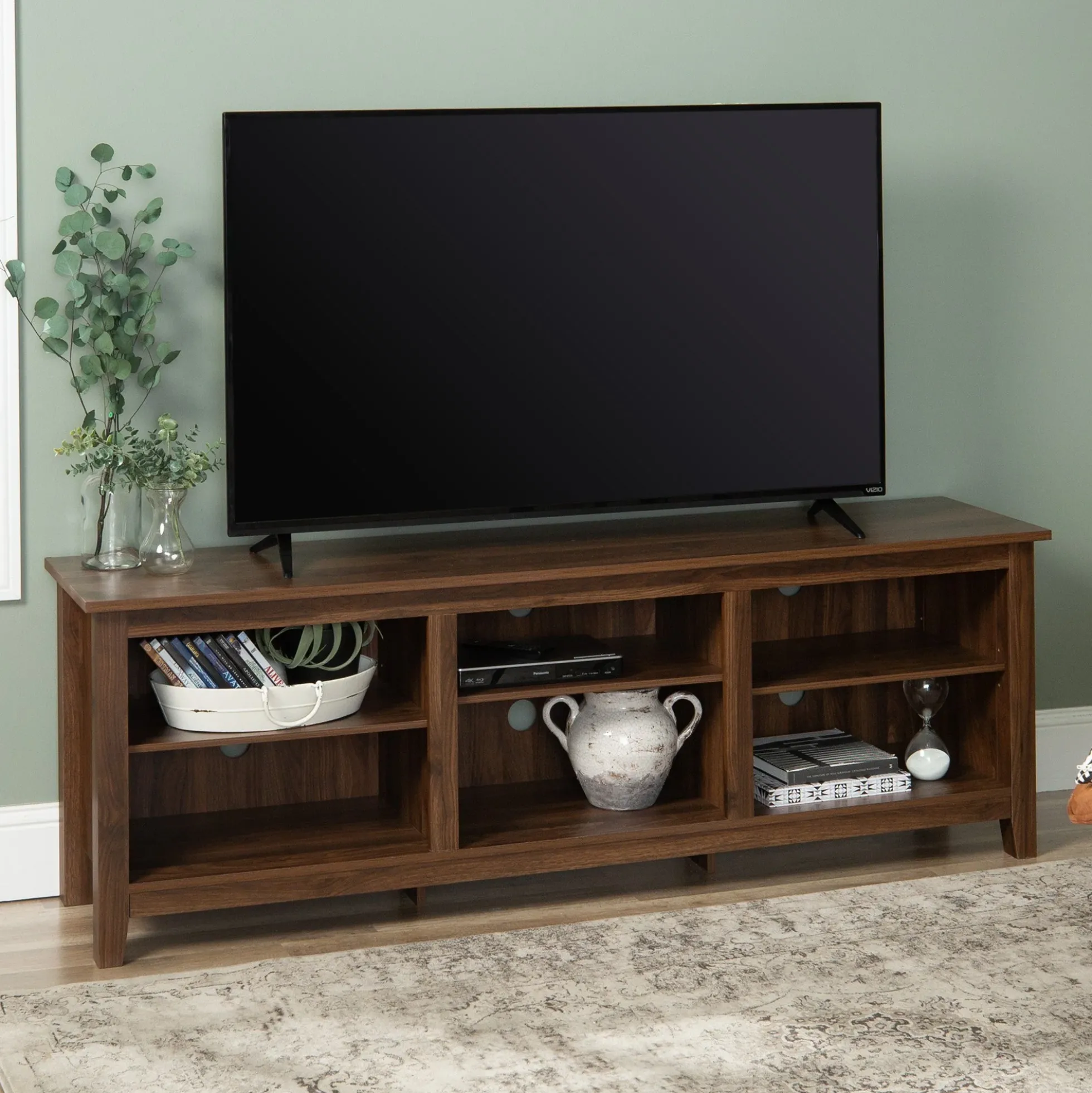 Essential 70" Rustic Wood TV Stand