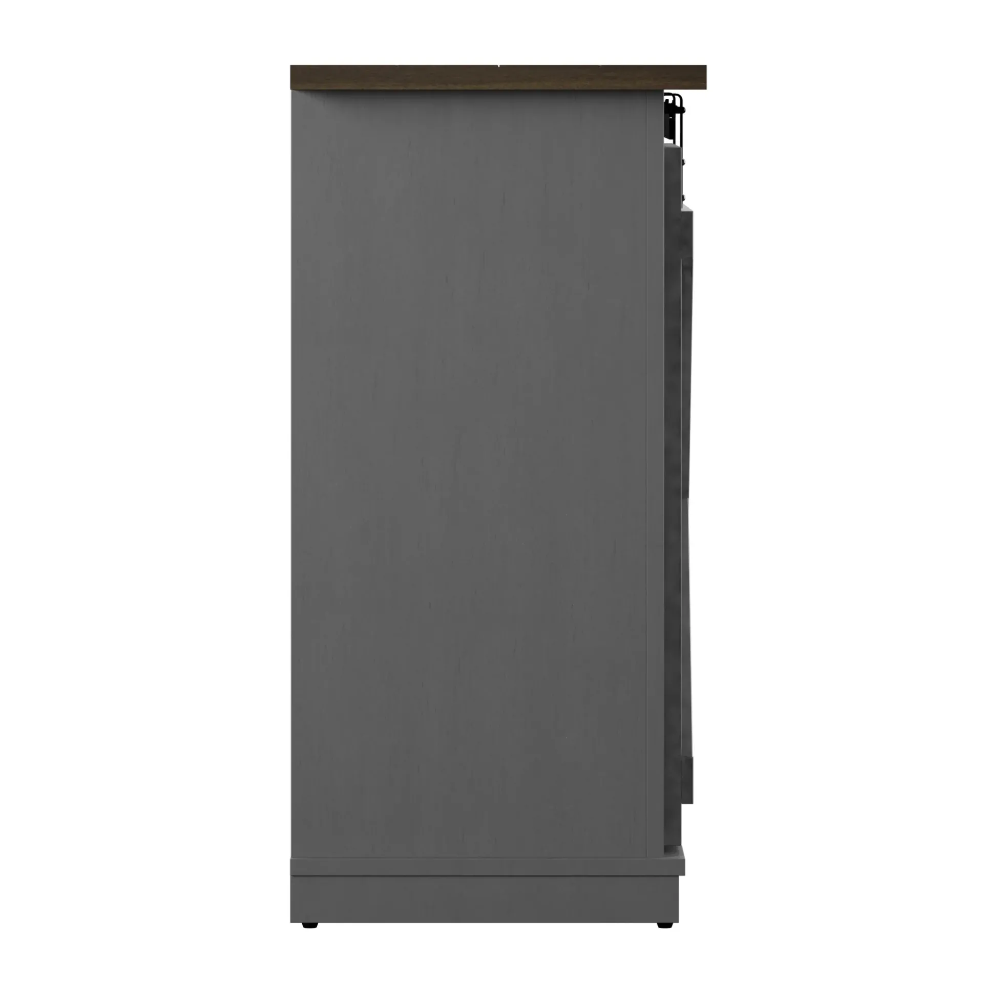 Farmhouse Sliding Barn Doors Cottonwood 54' TV Stand Media Console