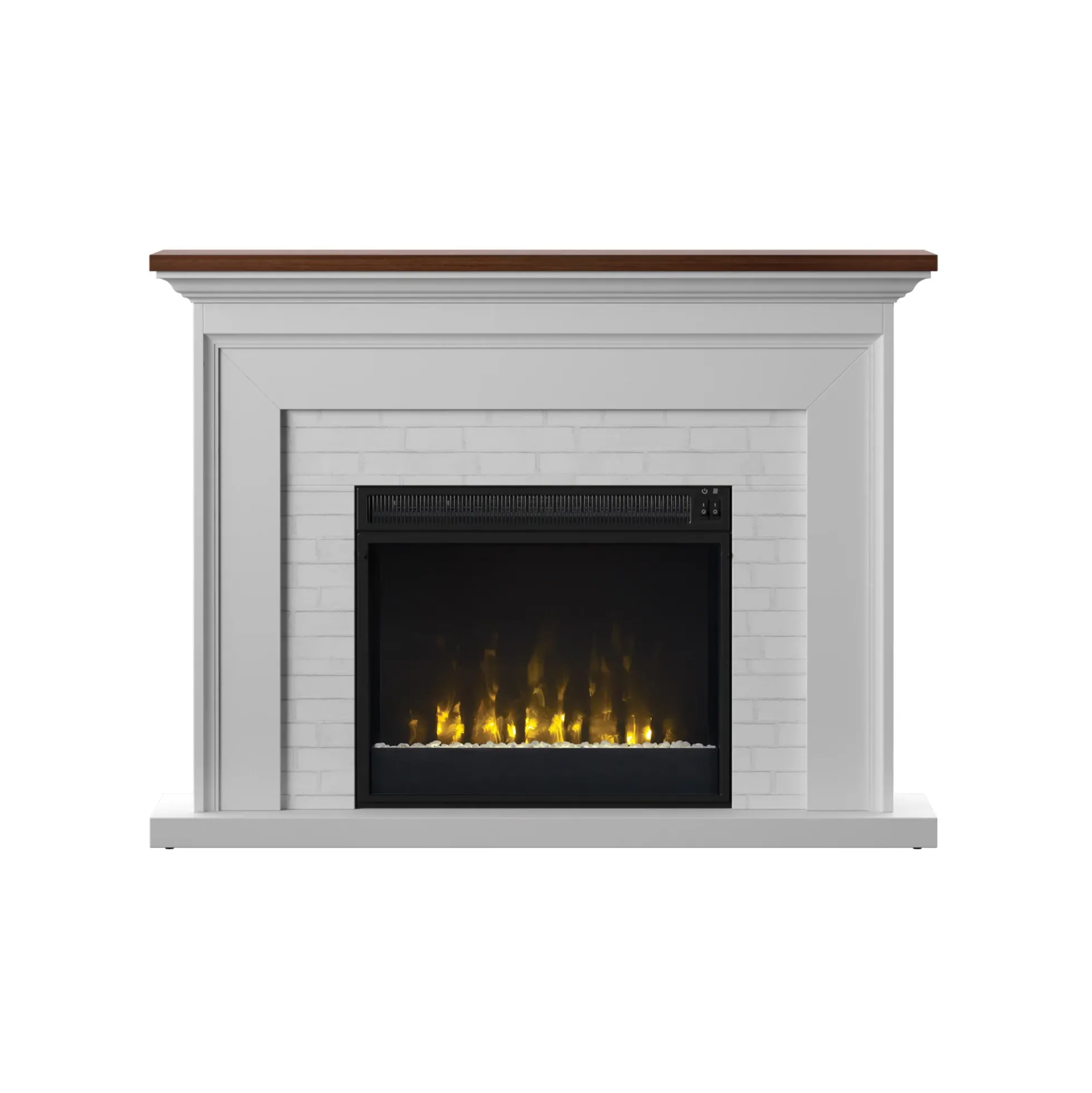 Farmhouse Wall Mantel with 23" Electric Fireplace