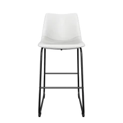 Faux Leather 2-Piece Bar Stools