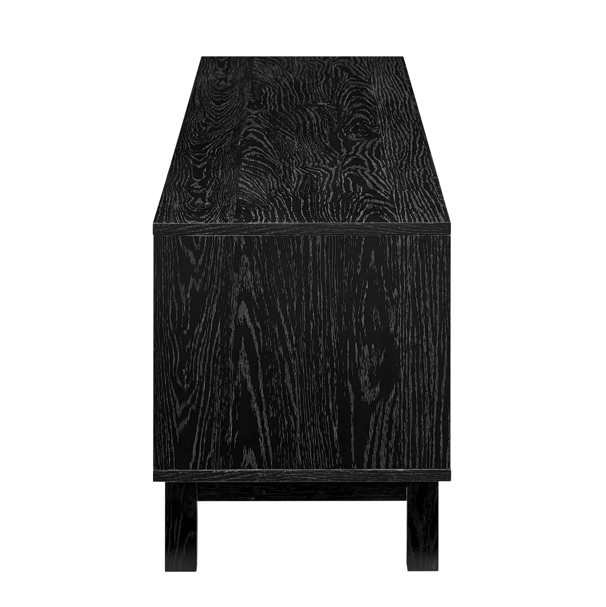 Hamkke Boho 2-Door Faux Rattan TV Stand