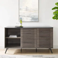 Havana Sliding Door Drawer Sideboard / TV Stand