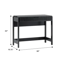 Holmes Modern Scandinavian Reeded Writing Standing Desk