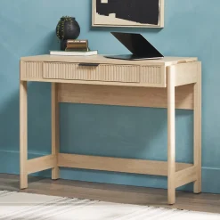 Holmes Modern Scandinavian Reeded Writing Standing Desk