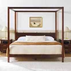Isla Solid Wood Canopy Bedframe Collection