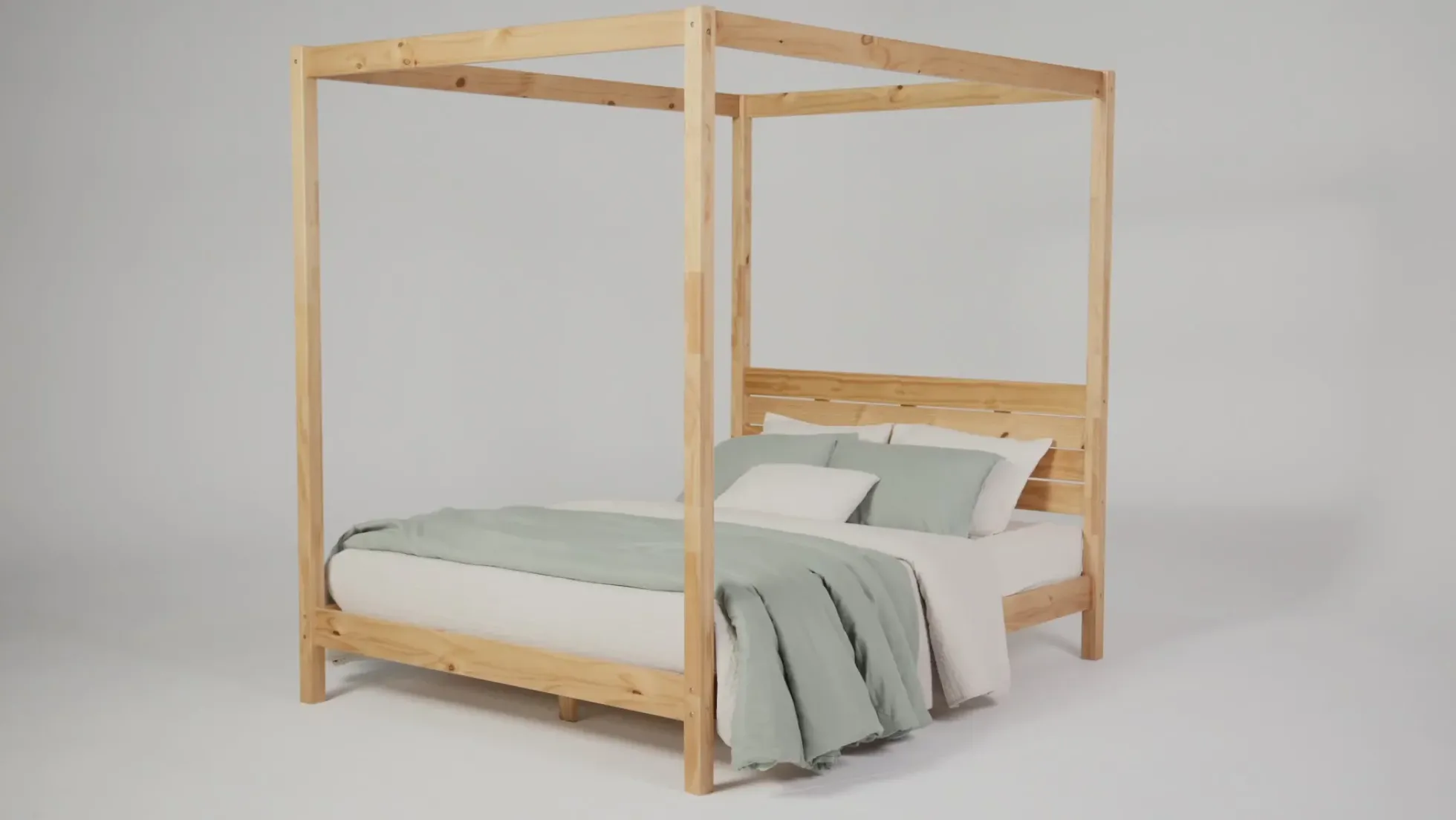 Isla Solid Wood Canopy Bedframe Collection