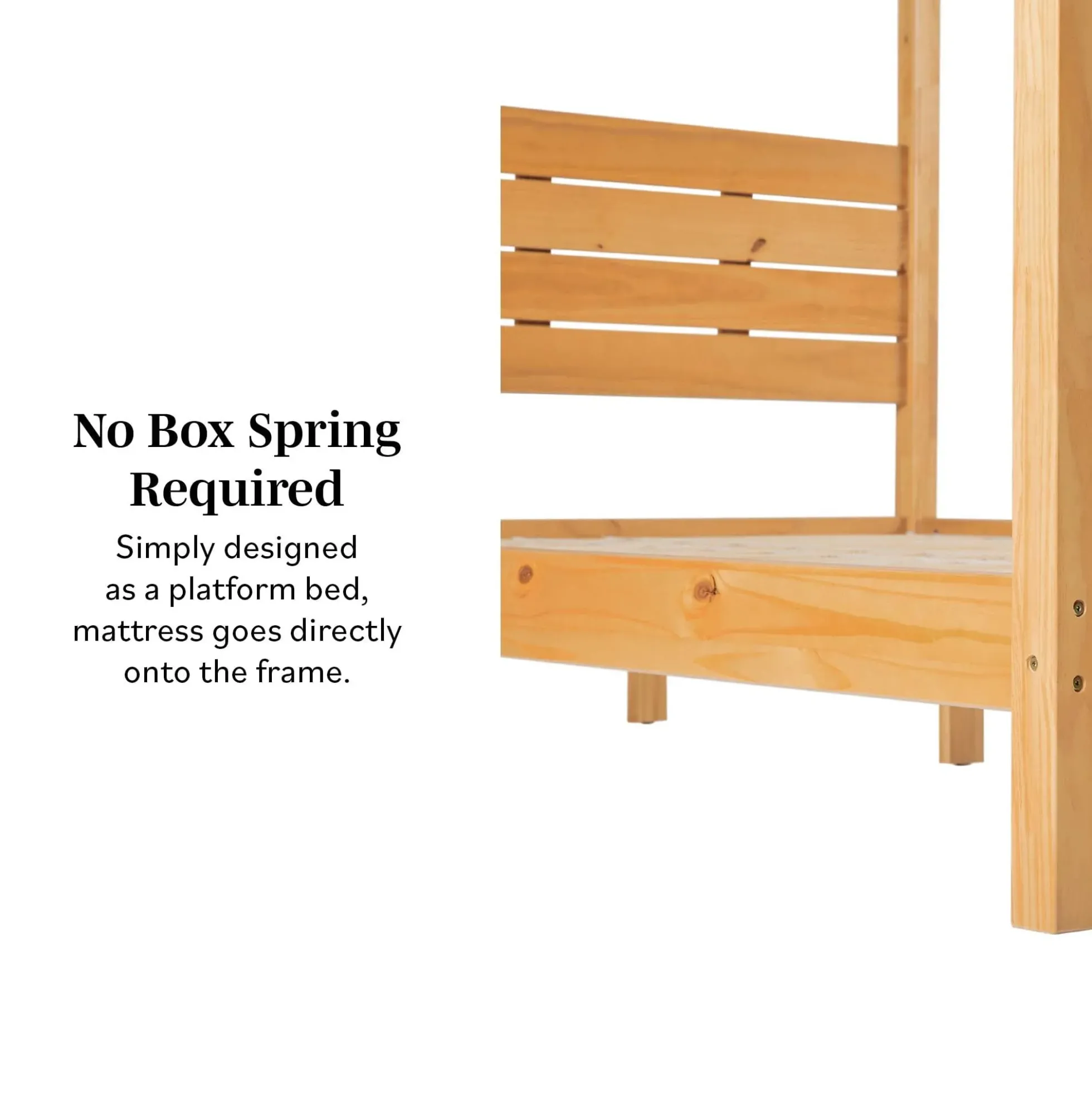 Isla Solid Wood Canopy Bedframe Collection