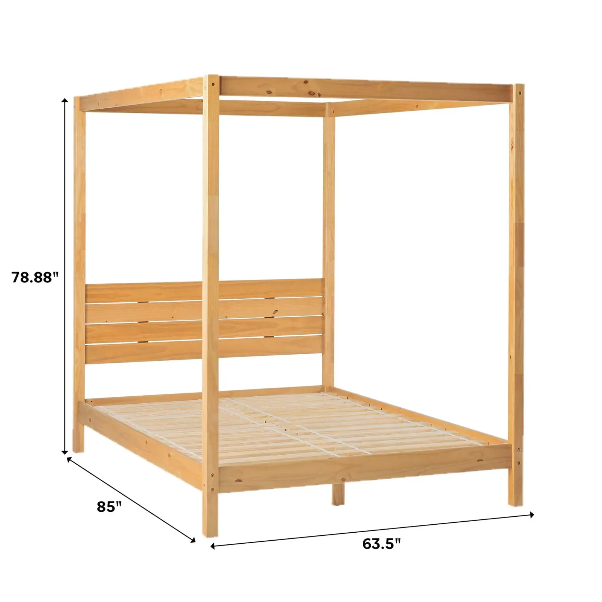 Isla Solid Wood Canopy Bedframe Collection