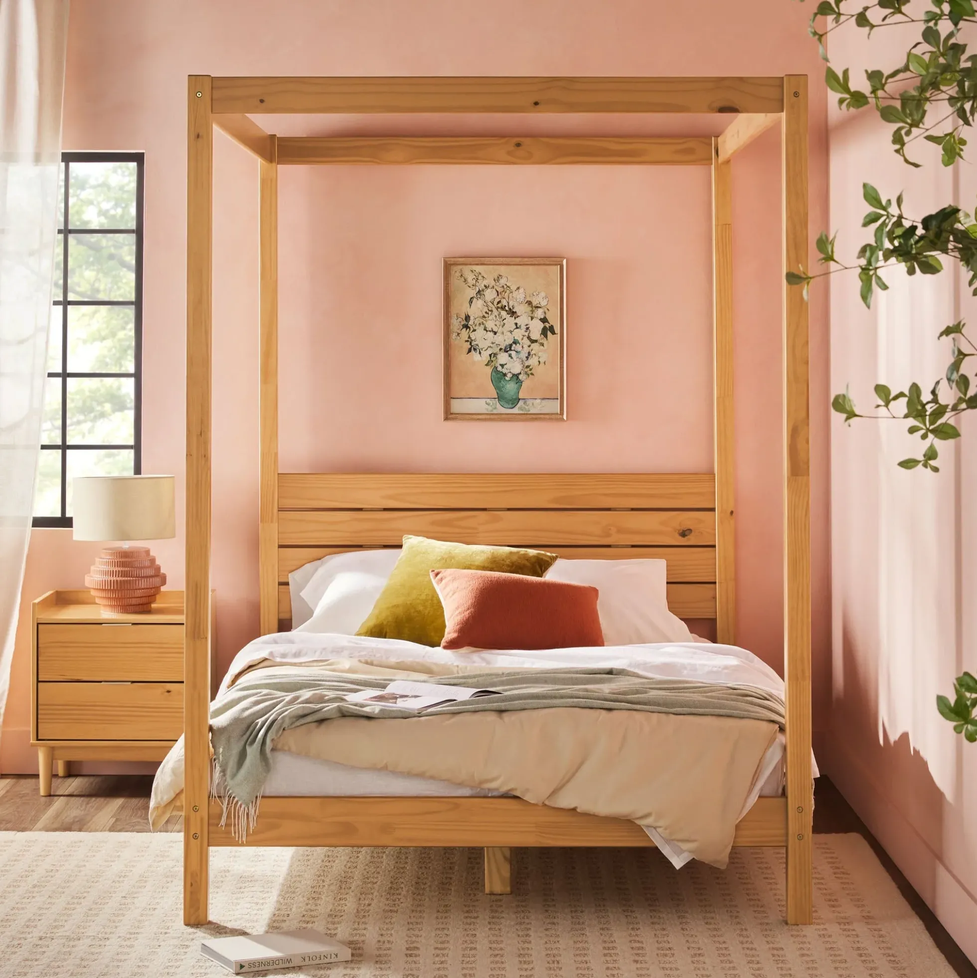 Isla Solid Wood Canopy Bedframe Collection