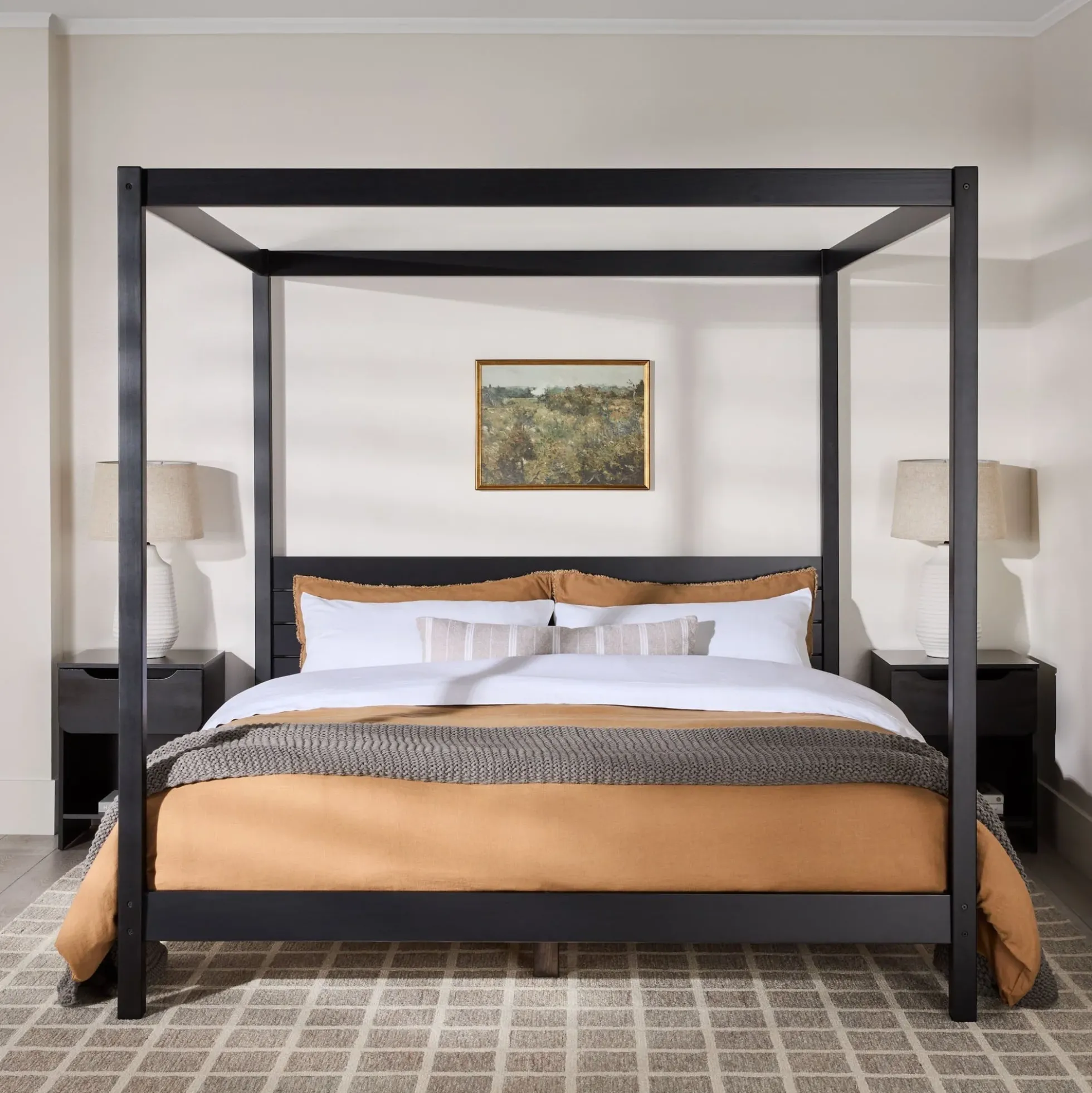 Isla Solid Wood Canopy Bedframe Collection