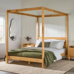 Isla Solid Wood Canopy Bedframe Collection