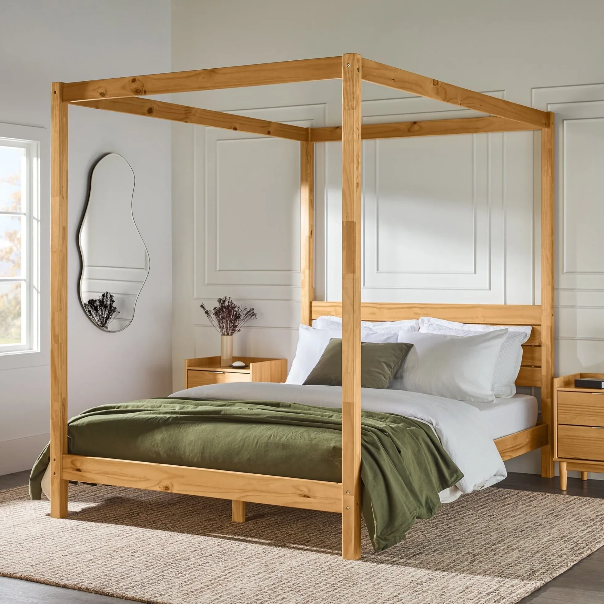 Isla Solid Wood Canopy Bedframe Collection