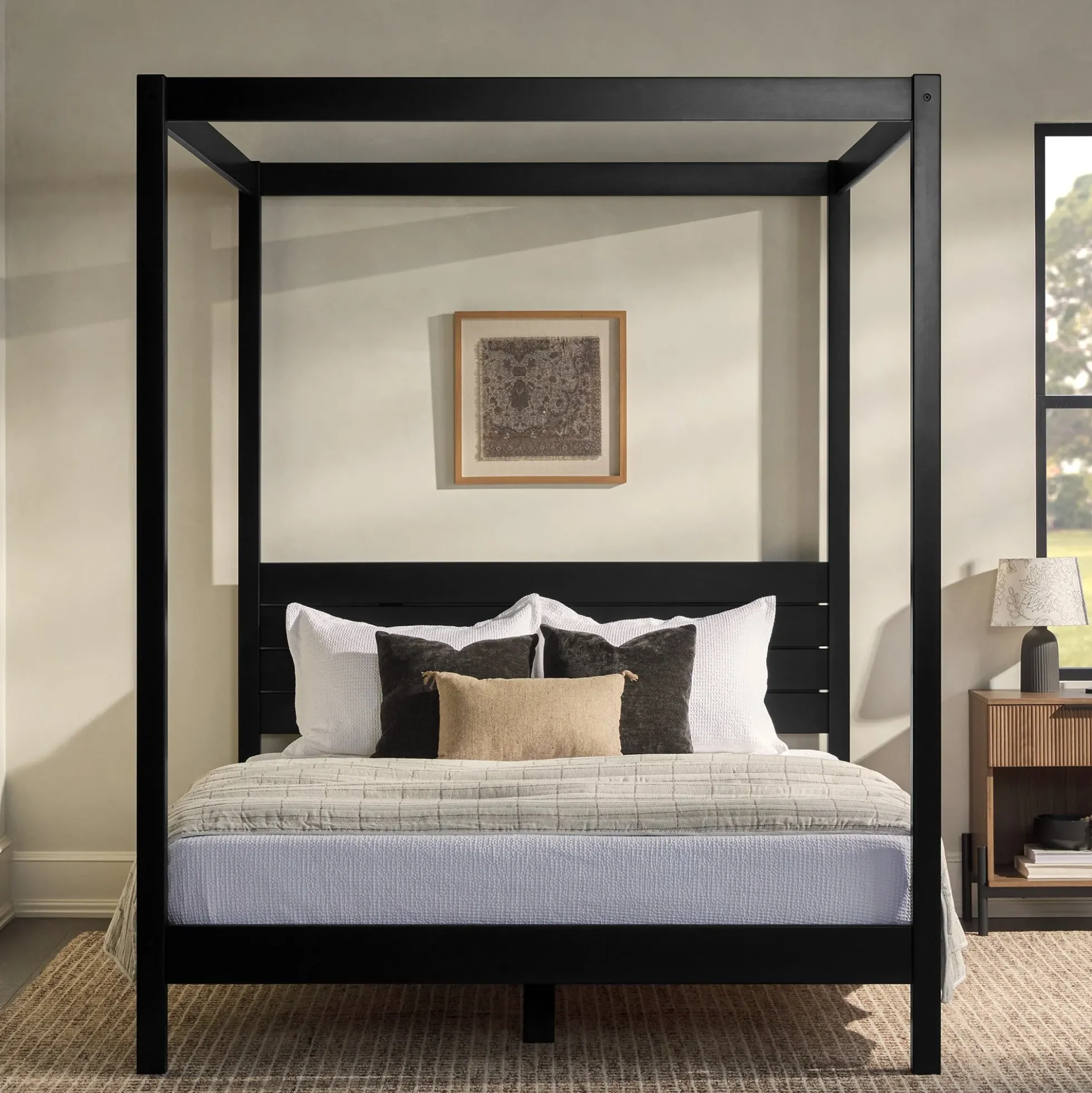 Isla Solid Wood Canopy Bedframe Collection
